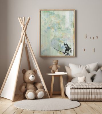 Pastel Colors And Bold Black Accents