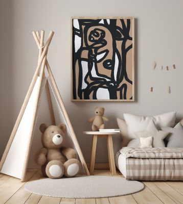 Bold line composition 05