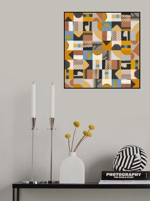 Mid Century Grid Pattern Two