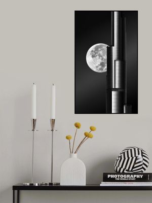 Super moon Burjkhalifa