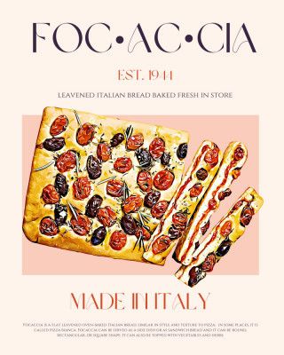 Italian Bread with Tomatoes and Olives