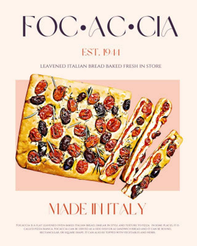 Italian Bread with Tomatoes and Olives