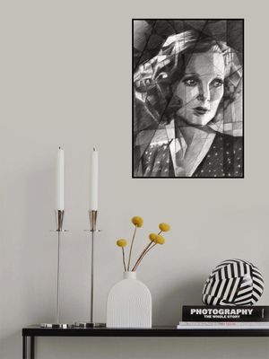 Geometric Portrait Of A Woman