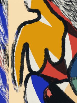 Summer Nude Bold Abstract