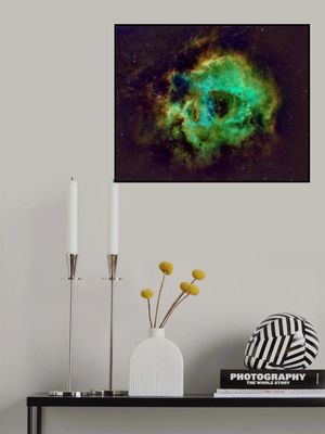 Rosette Nebula Hubble Plate