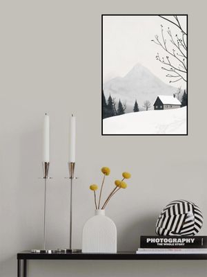 Winter Landscape House Snow