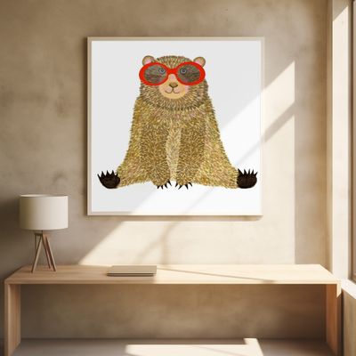 Bear with Red Sunglasses