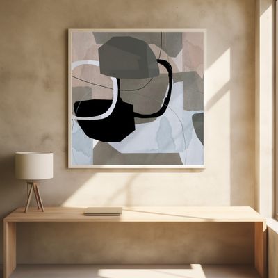 Neutral Shapes Abstract No 4