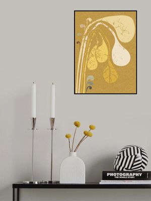 Abstract Paper Cut Composition Butter Yellow 4