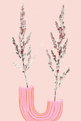 Plant based happyness Grasses 1 still life