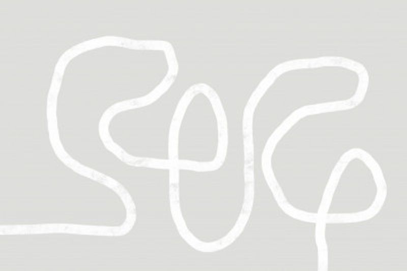 Intertwined White Lines