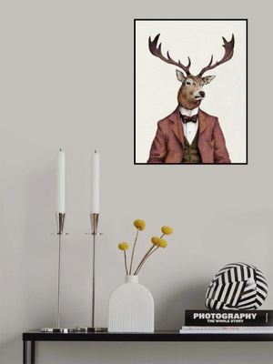 A deer With Human Attire—wearing