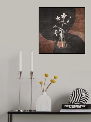 Turuncu Sulu Cicek03 Mat Renk