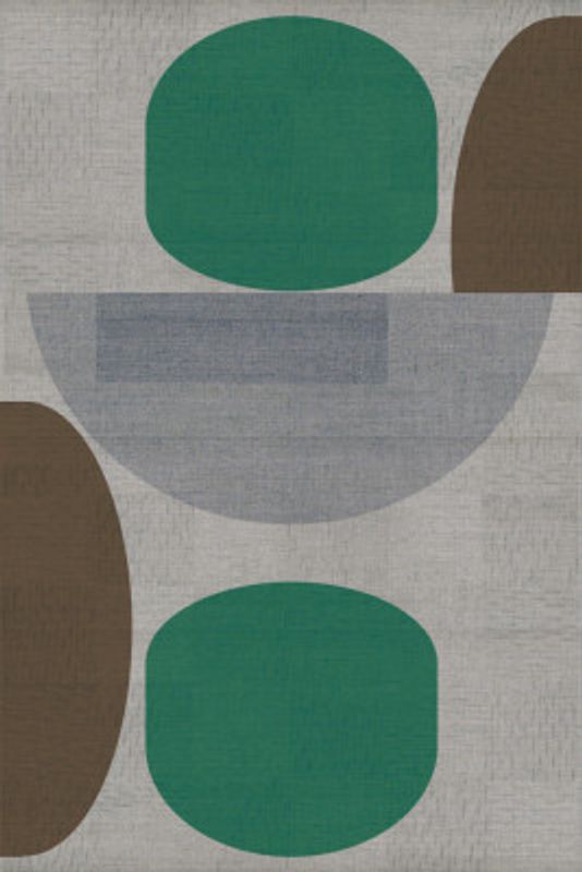 Woven Green Brown Grey 1