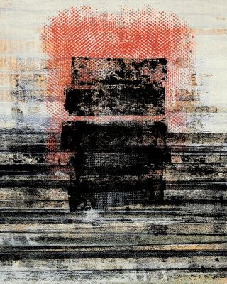 Bold Black Geometric Layers