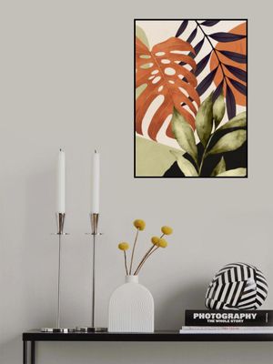 Abstract Art Tropical Leaves