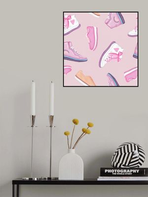 Sneakers and Bows Pattern