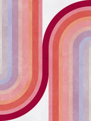 Colorful curved lines 1