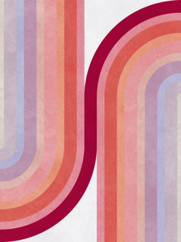 Colorful curved lines 1