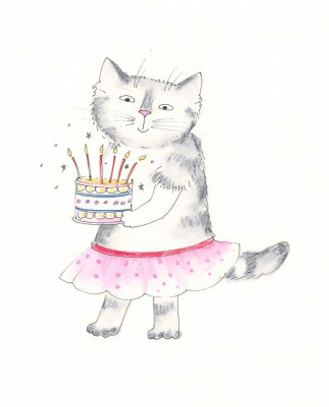 Cake Kitty Celebration