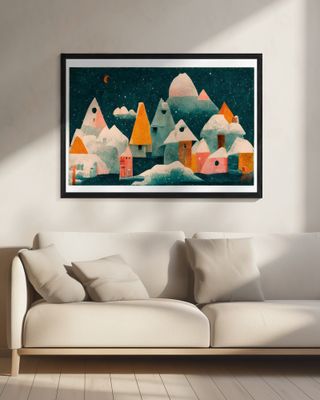 Winter Night Village