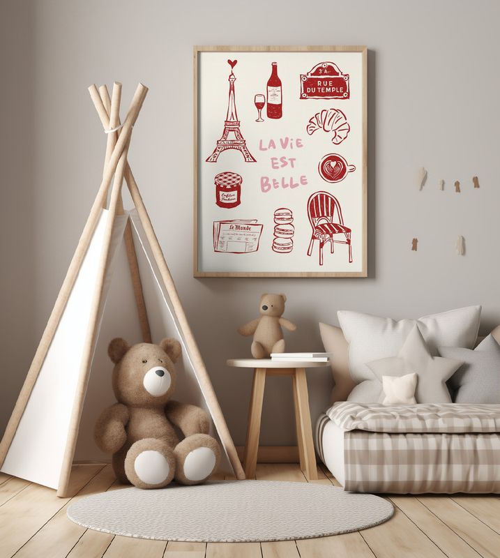 La Vie Est Belle - Paris Poster