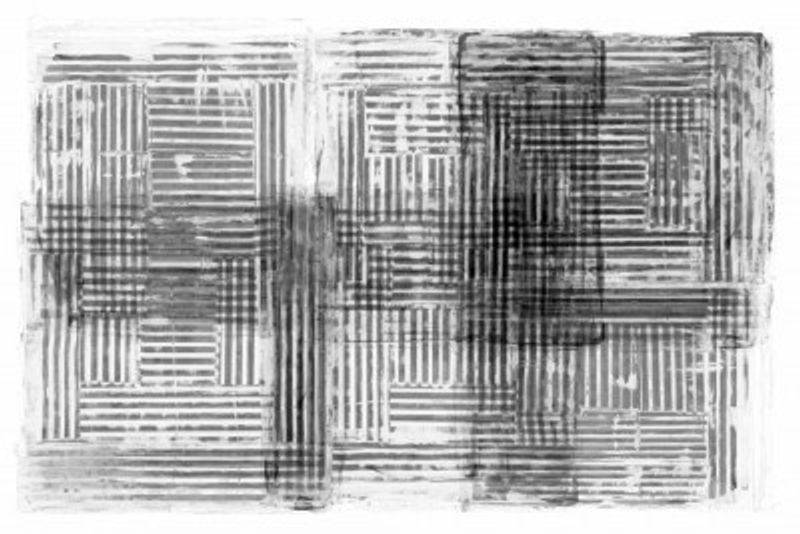 Woven Monochrome Linear Abstract 2
