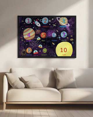 Learn to Count with Carla Daly's Space Counting Art