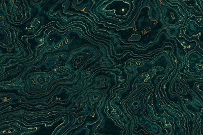Teal and Gold Marble Texture I