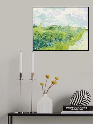 Green Wheat Fields, Auvers (1890) By Vincent Van Gogh