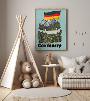 Germany Vintage Travel Poster