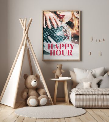 Woman with a Disco Ball