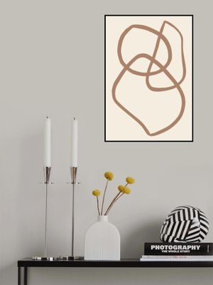 Abstract Lines Mocha 5