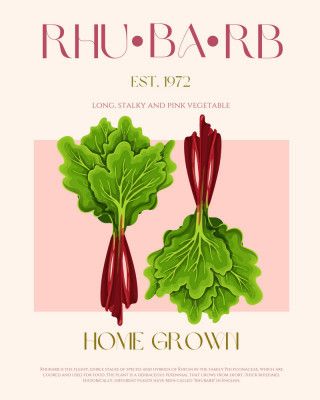 Rhubarb Print
