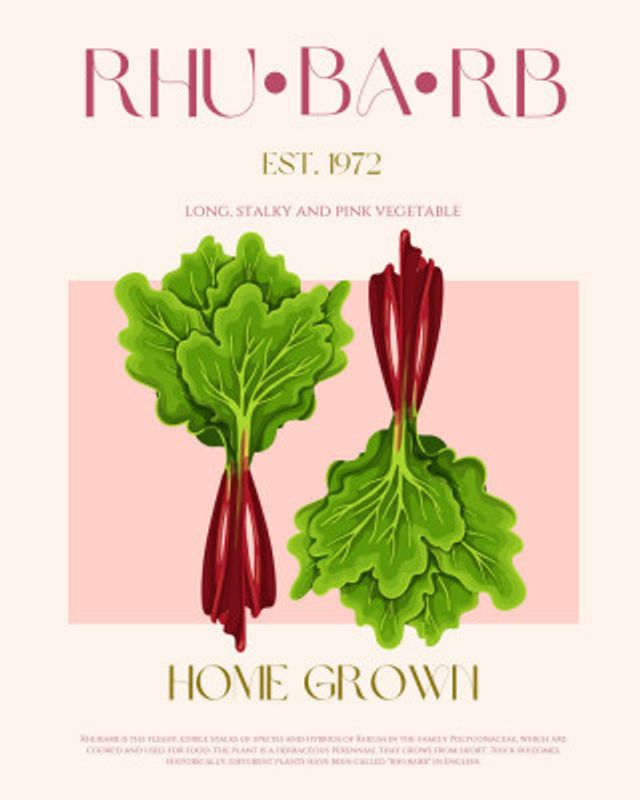 Rhubarb Print