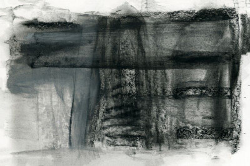Abstract Charcoal Monochrome 1