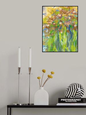 Floral Bouquet Freesias Butter Yellow