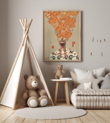 Bird Flight In Autumn