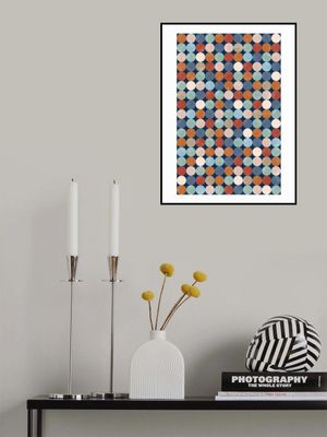 Vibrant Polka Dot Pattern In Earthy Tones