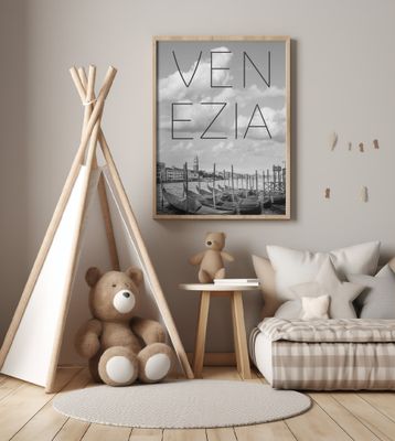 VENICE Grand Canal and St Mark's Campanile | Text &amp; Skyline