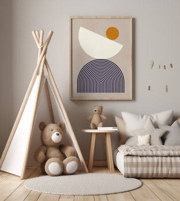 Lines and semicircles 1