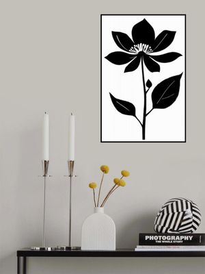 Midnight Bloom: Graphic Florals