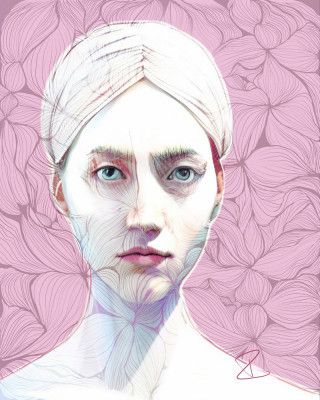 Woman with Zen Doodles