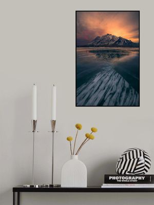 Ice Bars in Lake Abraham