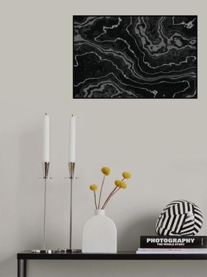 Fossil Black Marble Texture