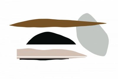 Organic Shapes And Earthy Tones