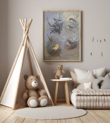 Warblers 002 By Allan Brooks