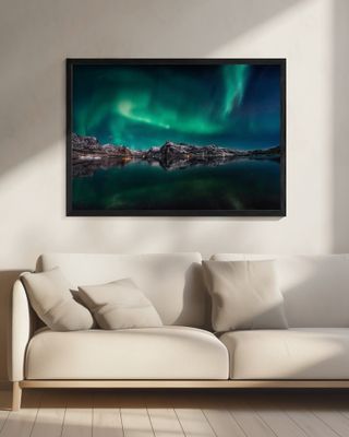 Lofoten Aurora Reflection