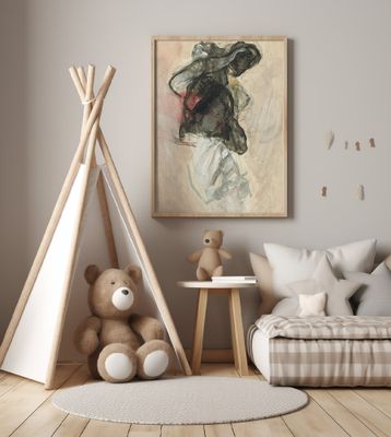 Dynamic Blurred Figure