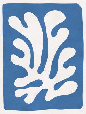 White Coral Silhouette